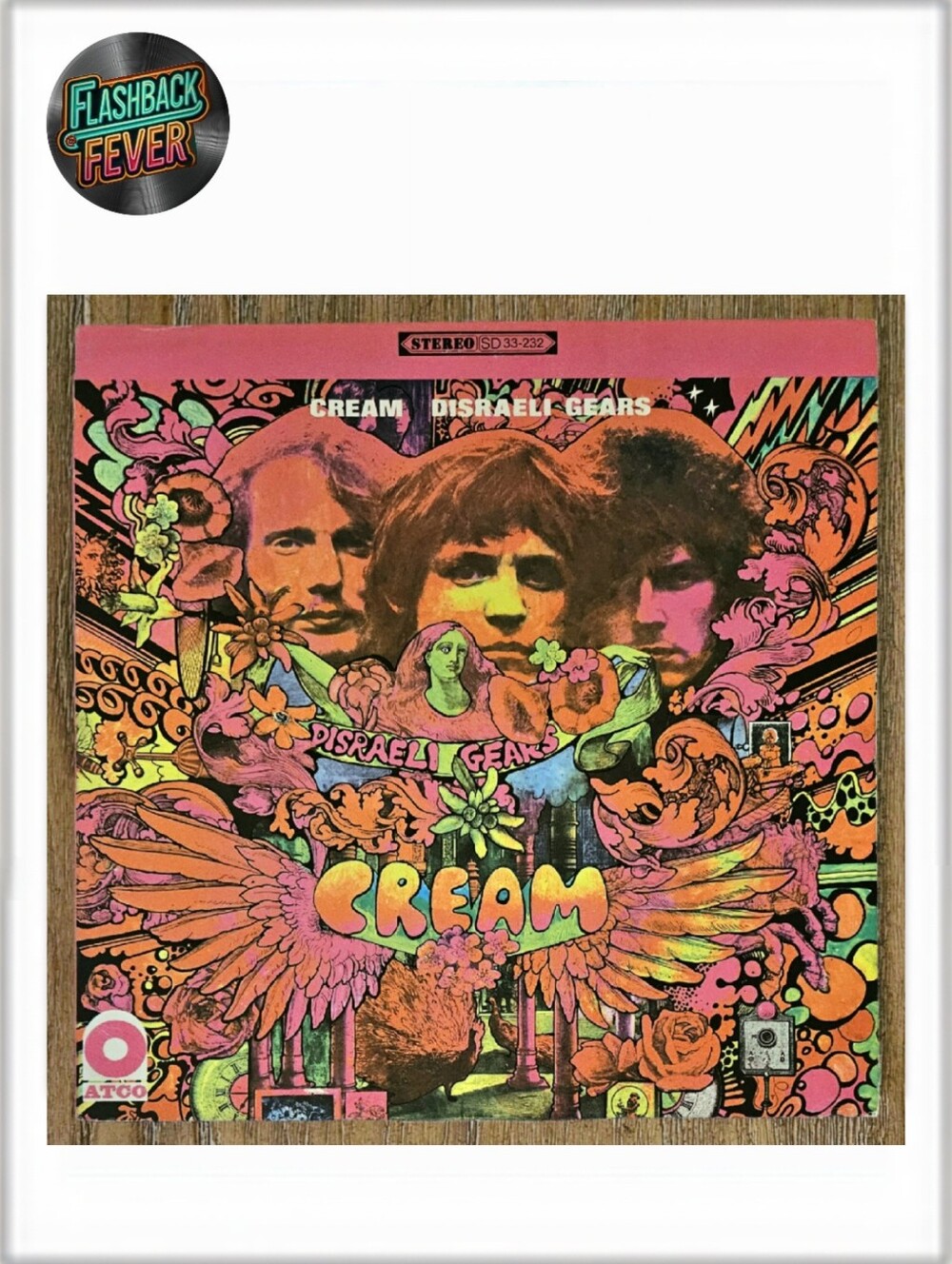 CREAM•Disraeli Gears•Dec 09, 1967 US Stereo (#SD 33-232) Terre Haute, 1st Press